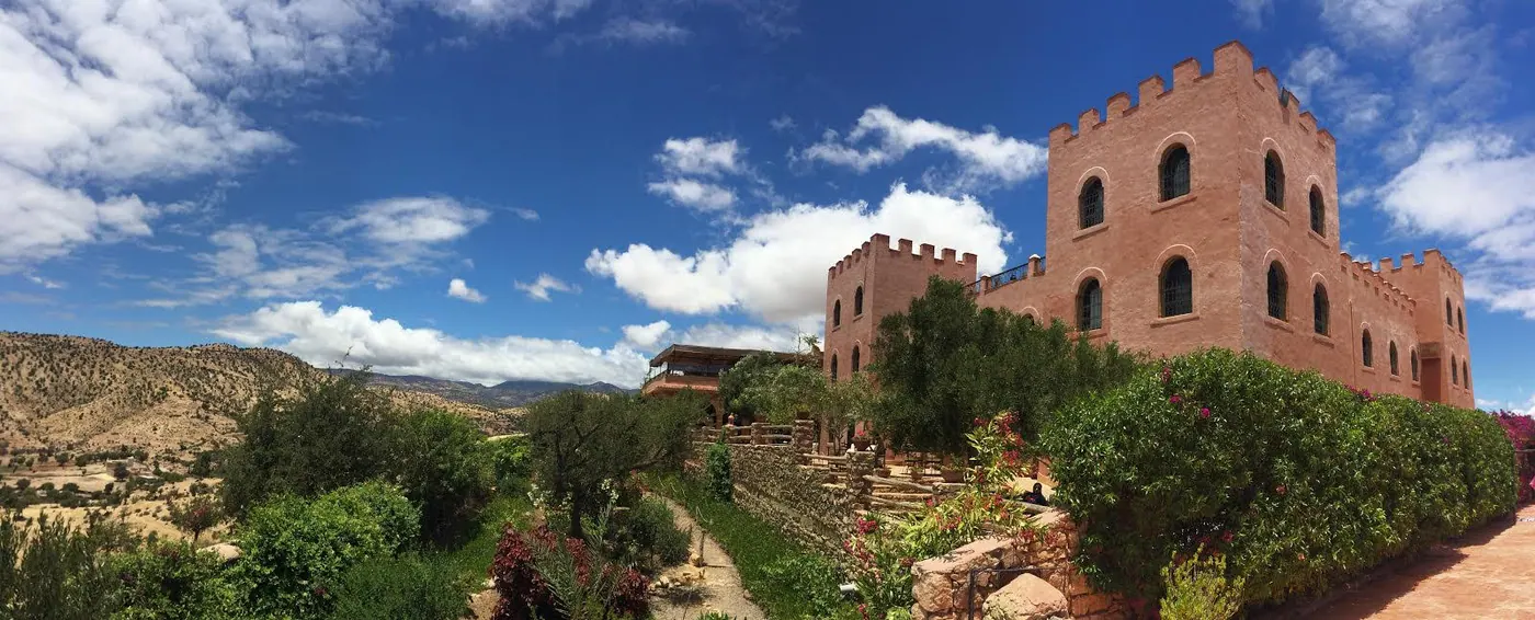 Atlas Kasbah vue depuis les hauteurs